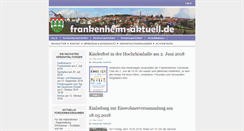Desktop Screenshot of frankenheim-aktuell.de